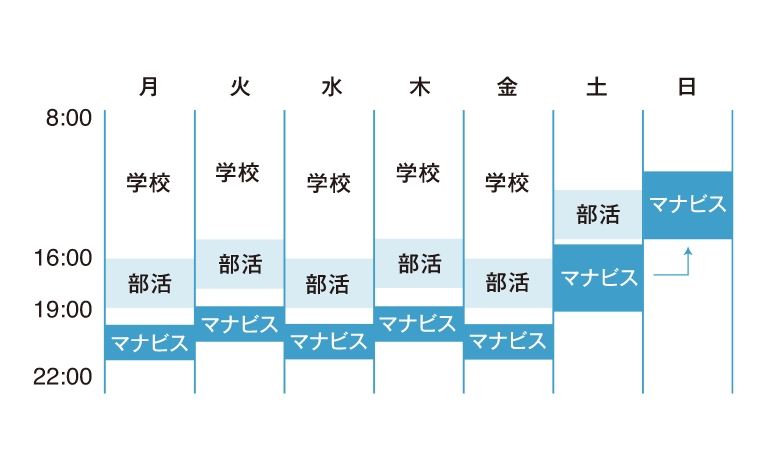 マナビスの利用例